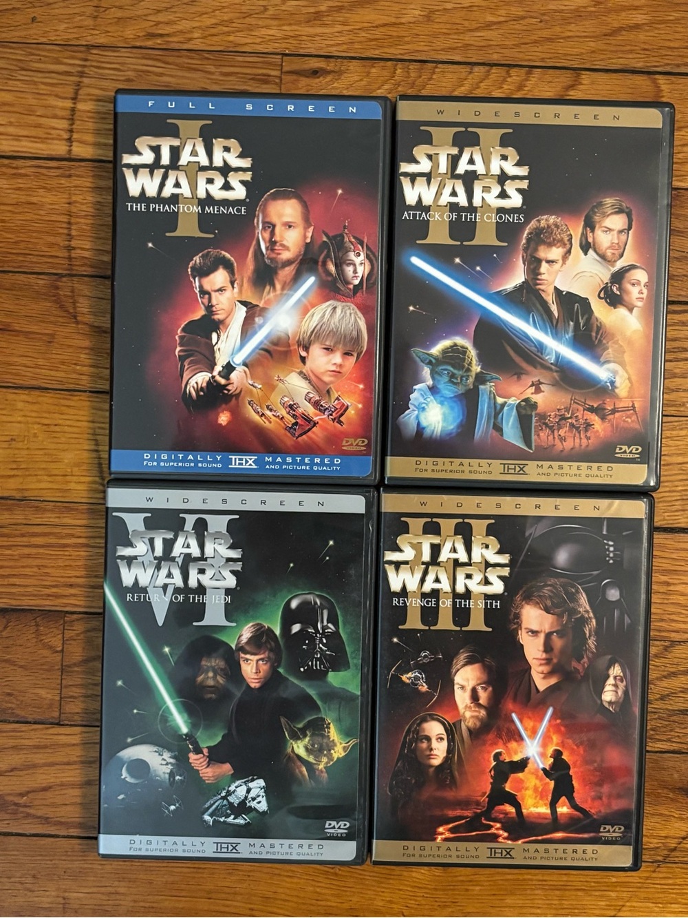 Star Wars DVD Box Set - Black and Multicolor Covers